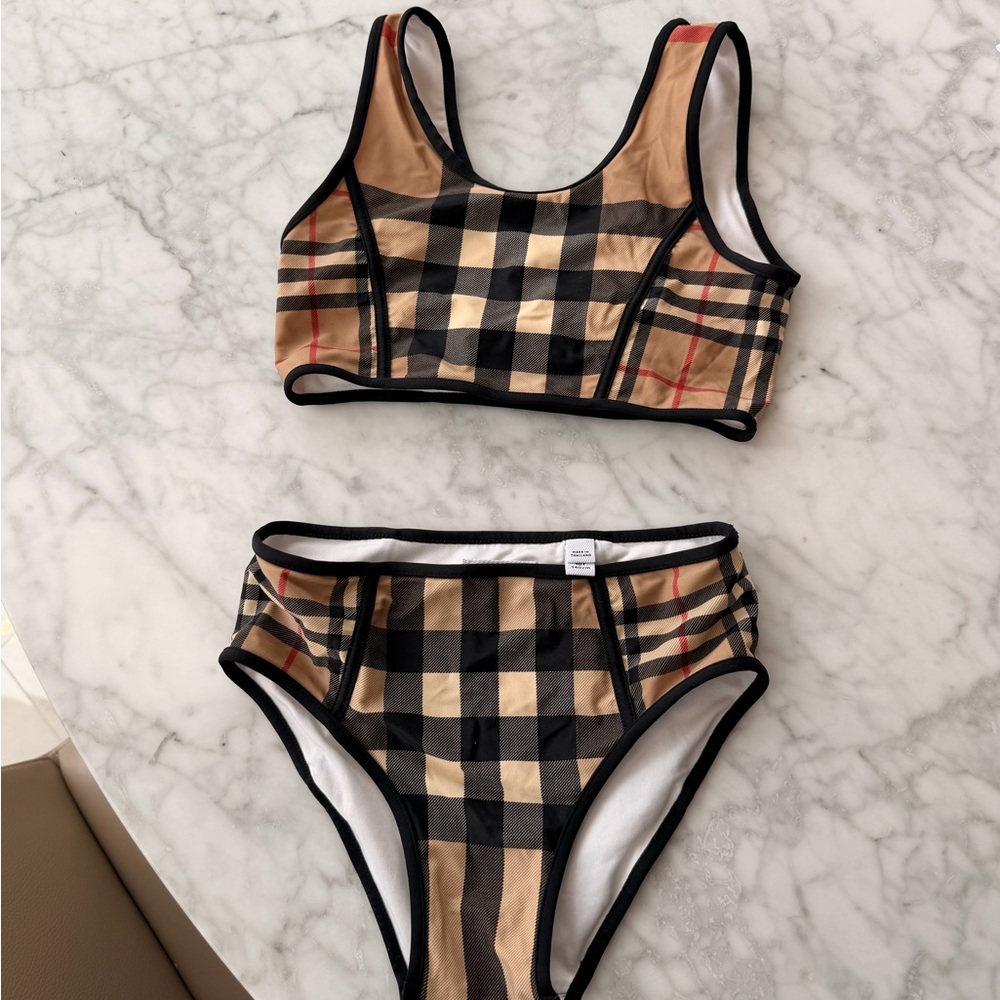 Burberry girls swimsuit